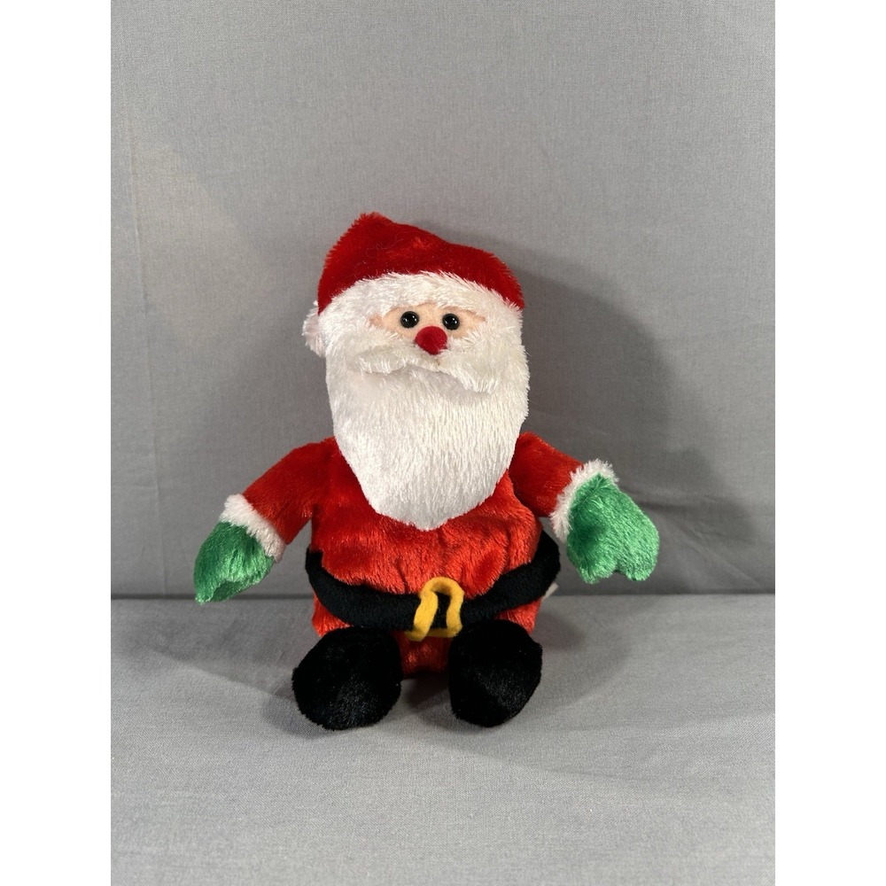 GUND Chilly Chums Santa #88005‎ Plush Stuffed Toy Animal Beanie NOS 7"